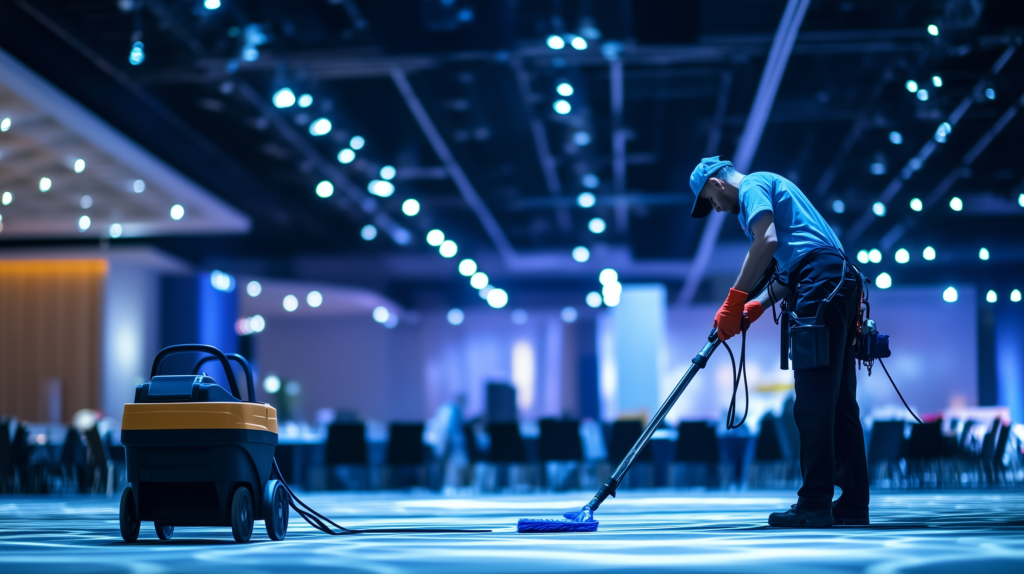 industrial cleaning equipment used in modern office building cleaning, Lagos, Nigeria