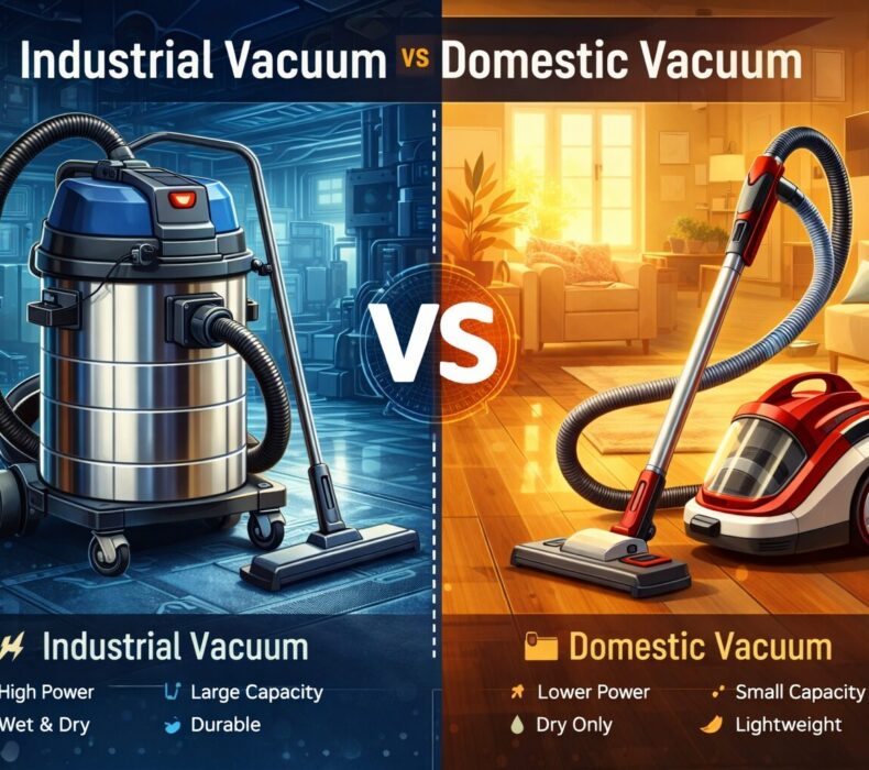 Industrial Vacuum vs Domestic Vacuum: What’s the Difference?