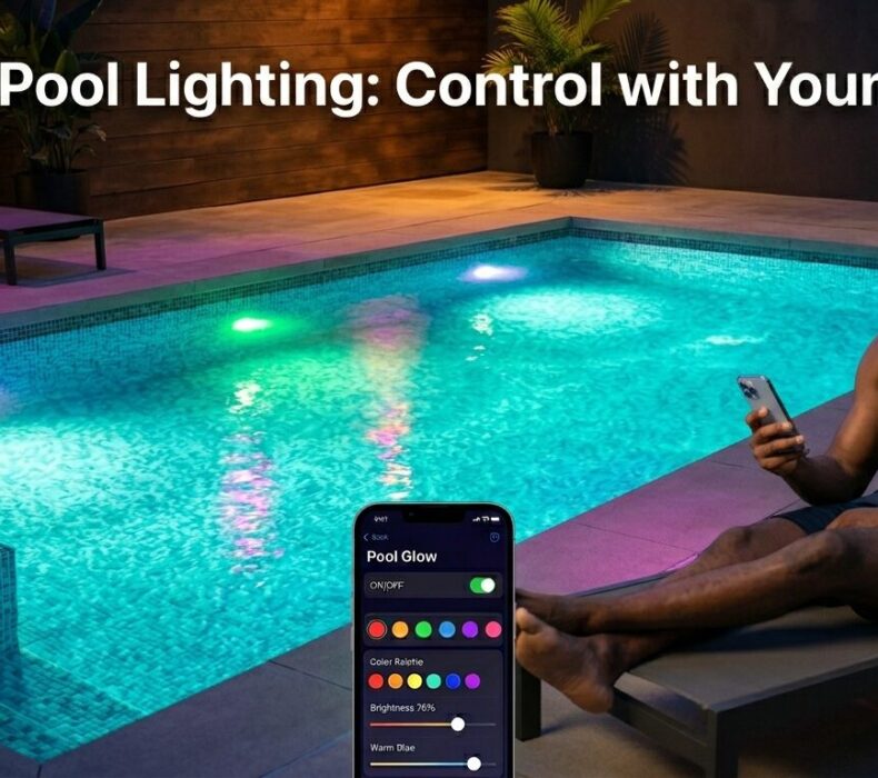 Smart Pool Lighting: You Can Control Your Pool Lights with Your Phone