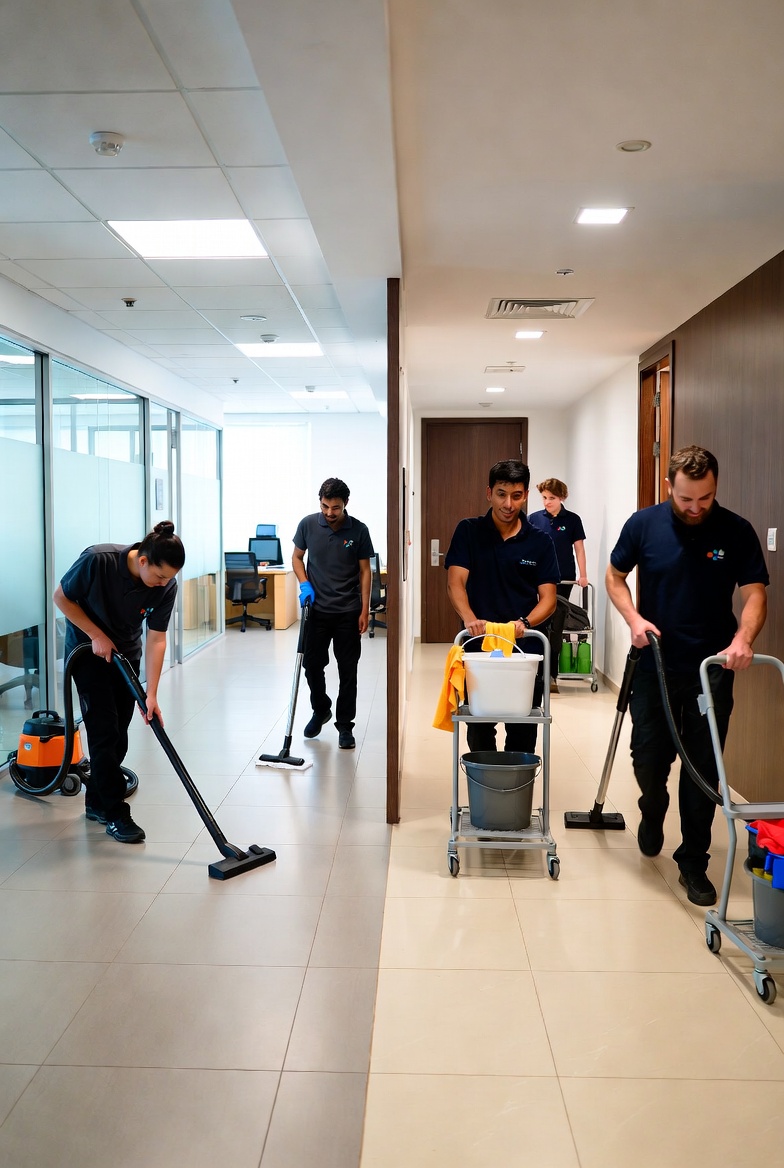 professional cleaning company stand out Cleaneat NeatSpace cleaning services team Lagos, Nigeria