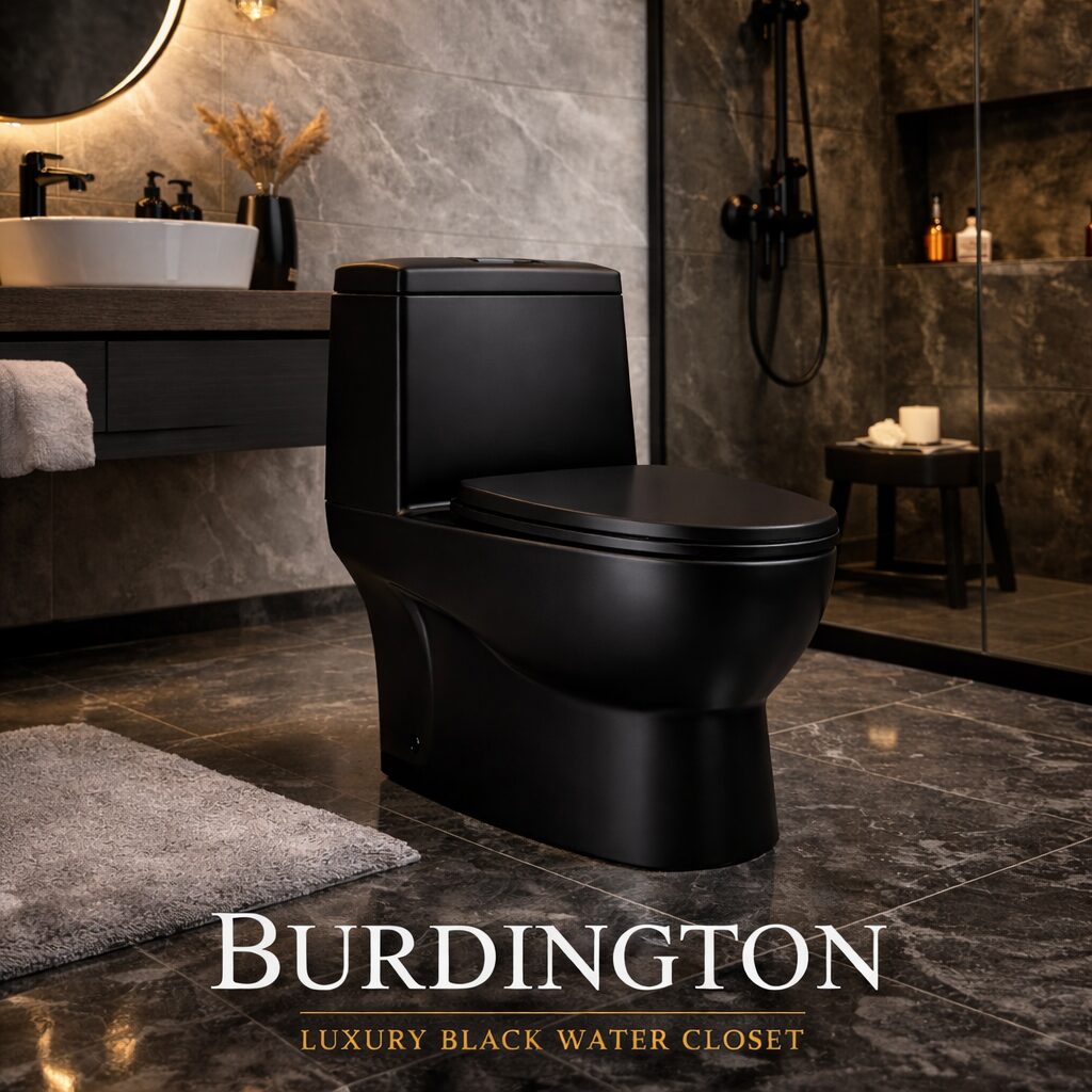 Black Water Closets: The New Luxury Bathroom Trend in Nigeria Black luxury water closet Nigeria