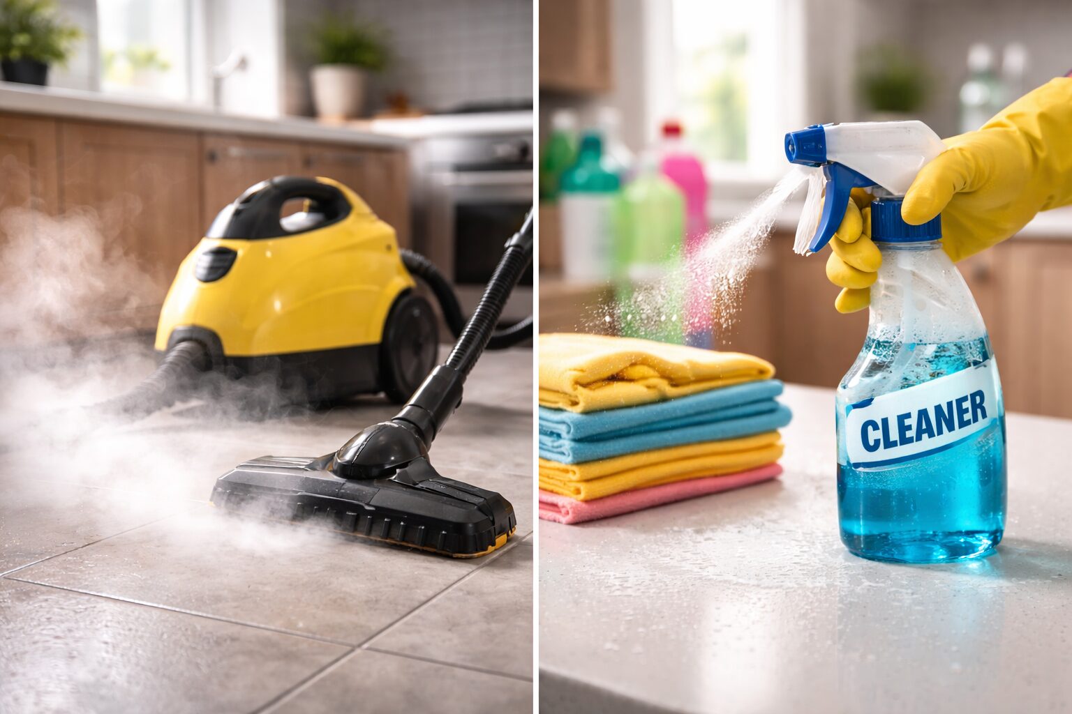 Steam Cleaners vs Chemical Cleaners: Which Is Safer and More Effective? (2026 Guide) steam cleaners vs chemical cleaners comparison in modern home cleaning Lagos Nigeria