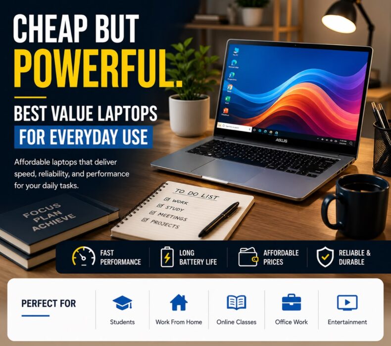 Cheap But Powerful: Best Value Laptops For Everyday Use