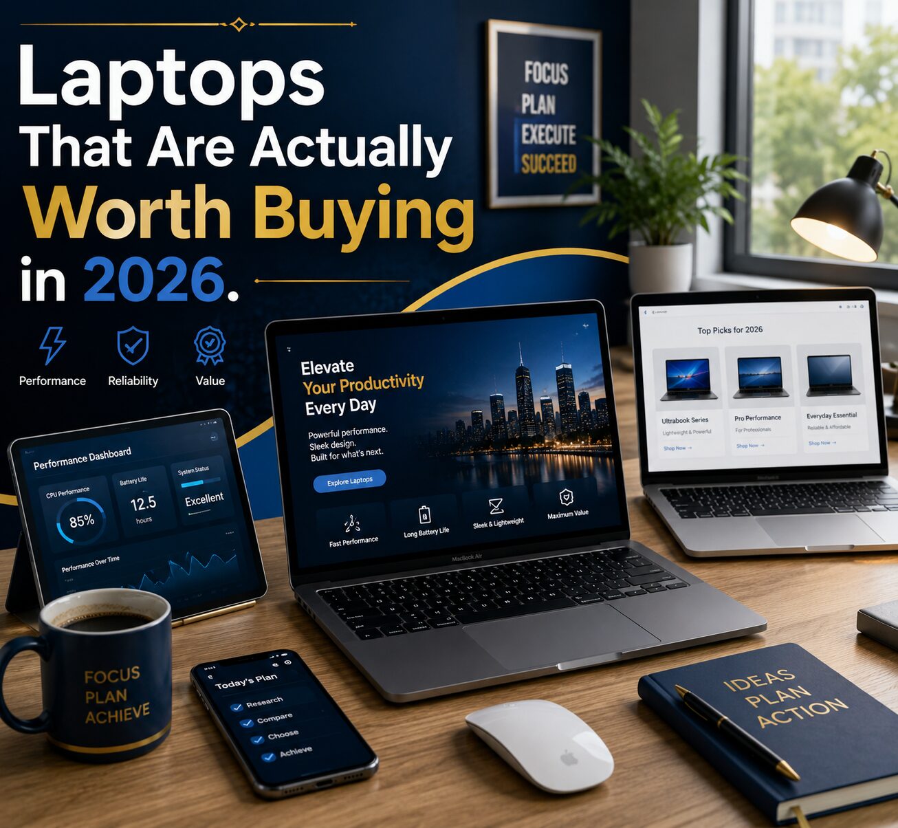 Premium modern laptops