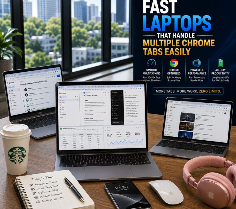 Fast Laptops That Handle Multiple Chrome Tabs Easily