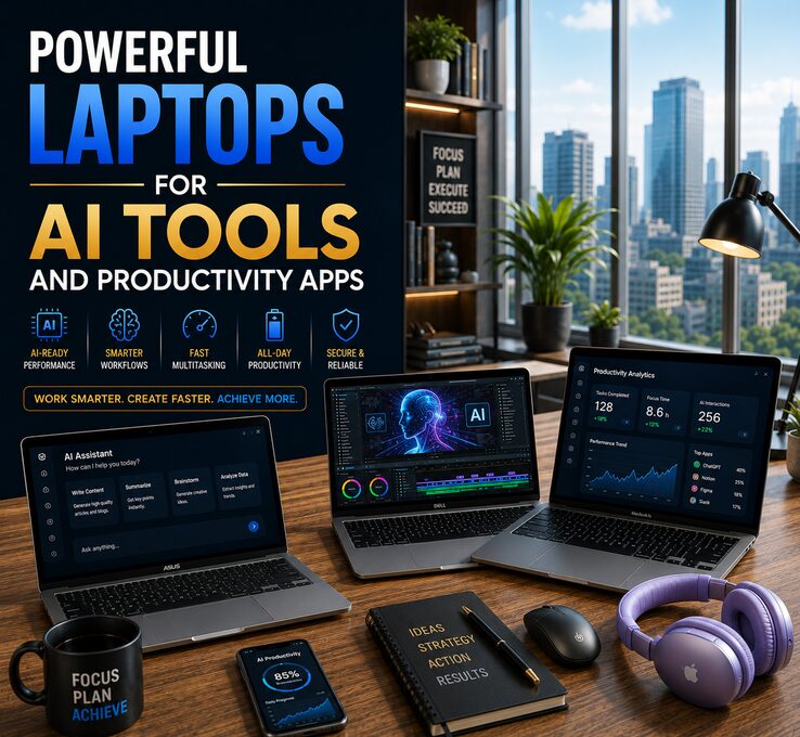 Powerful Laptops for AI Tools and Productivity Apps