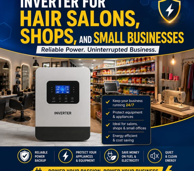 Inverter for Hair Salons, Shops and Small Businesses