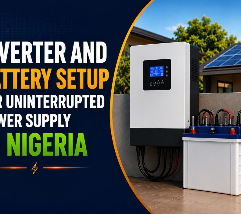 Inverter and Battery Setup for Uninterrupted Power Supply