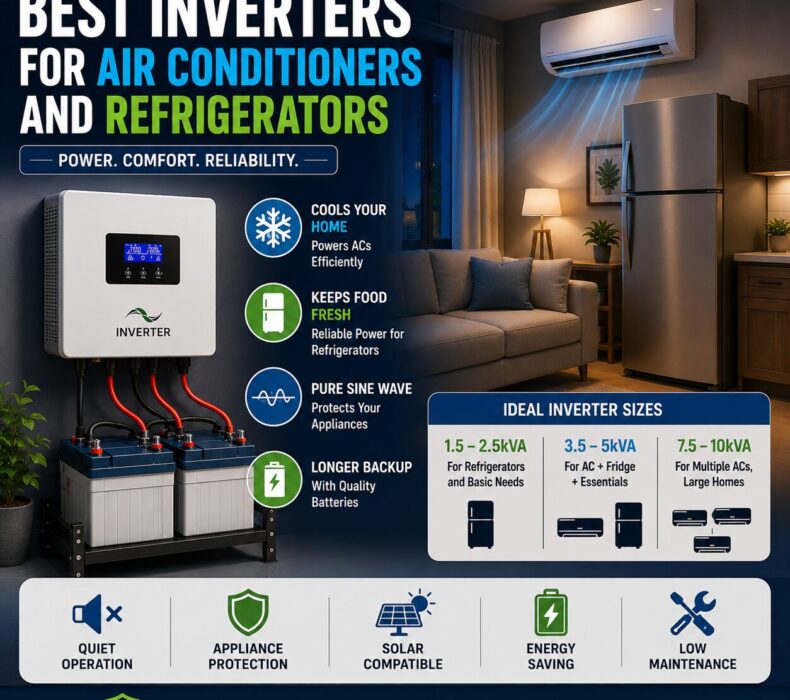 Best Inverters for Air Conditioners and Refrigerators