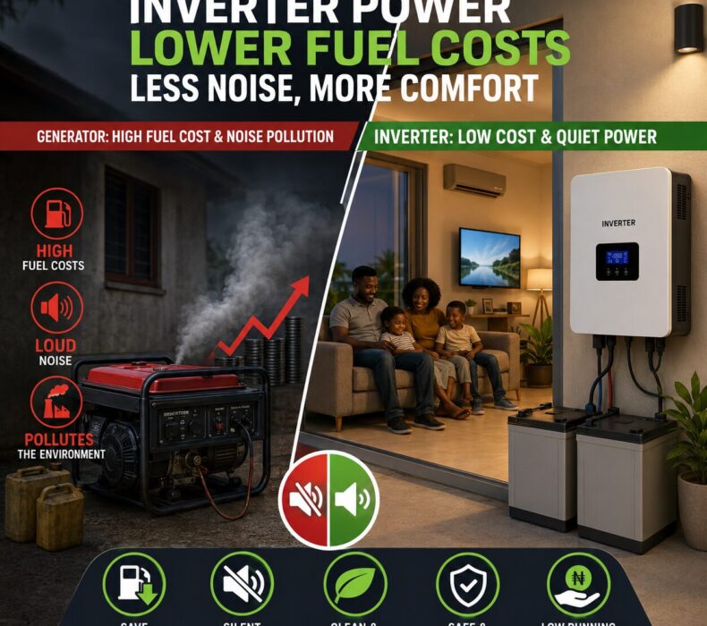 How Inverters Can Reduce Fuel Costs and Noise Pollution in Homes