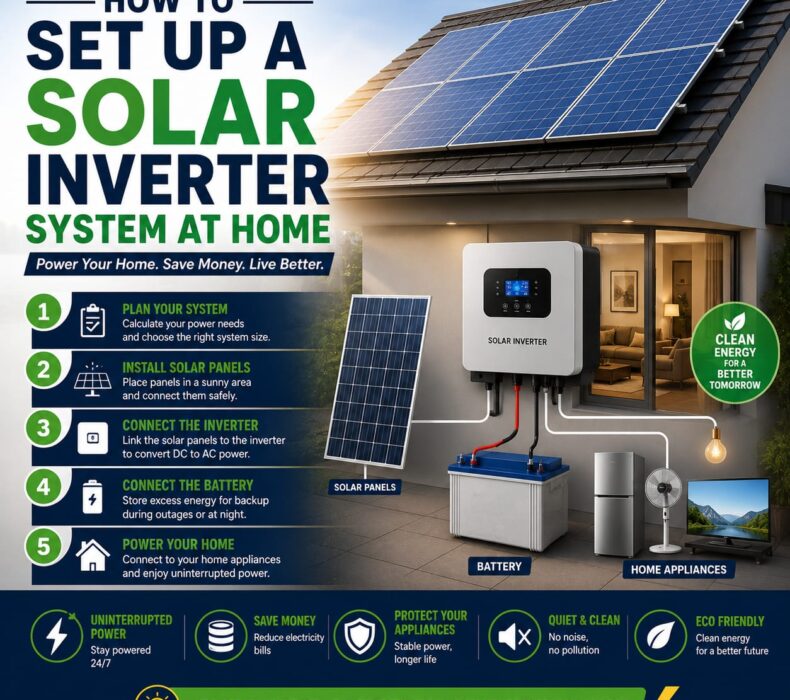 How to Set Up a Solar Inverter System at Home: A Complete Beginner’s Guide