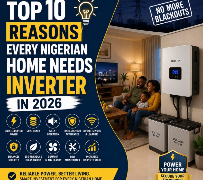 Top 10 Reasons Every Nigerian Home Needs Inverter In 2026