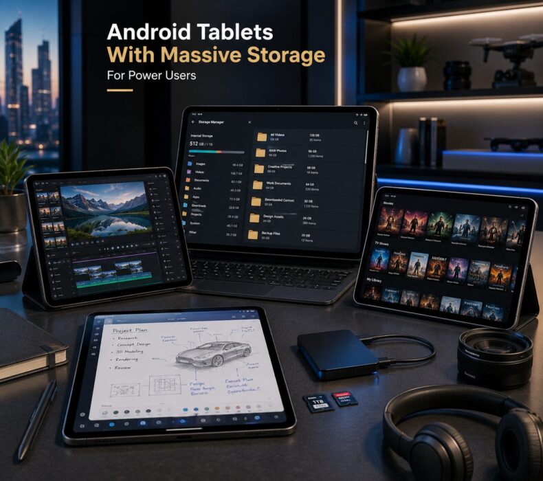 Android Tablets With Massive Storage for Power Users