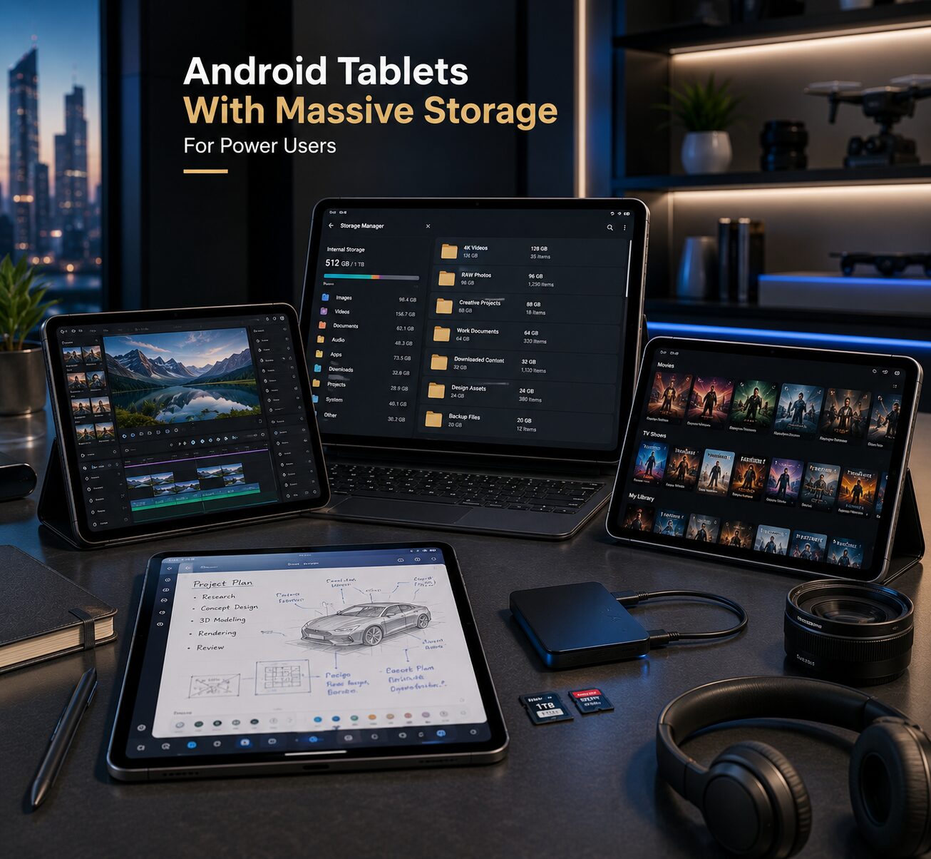 Premium Android tablets