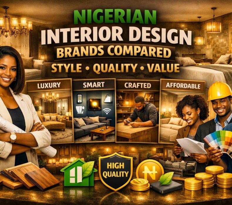 Nigerian Interior Design Brands Compared: Style, Quality, and Value