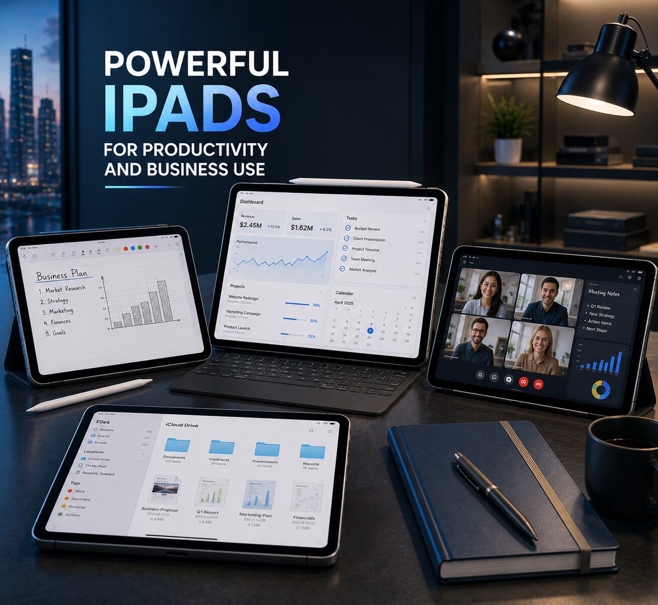 Powerful iPads for Productivity and Business Use – Work Smarter Anywhere