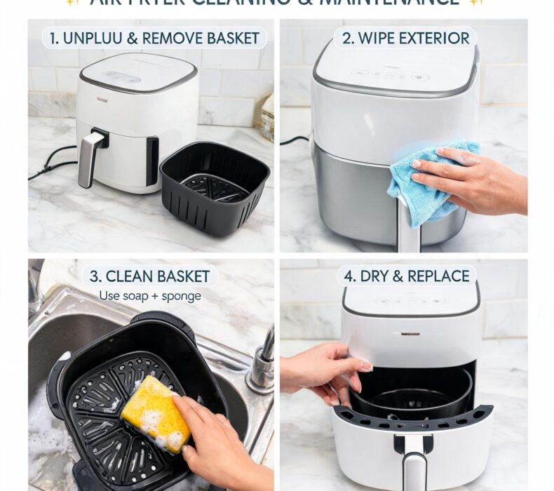 How to Clean and Maintain Your Air Fryer for Long-Lasting Use