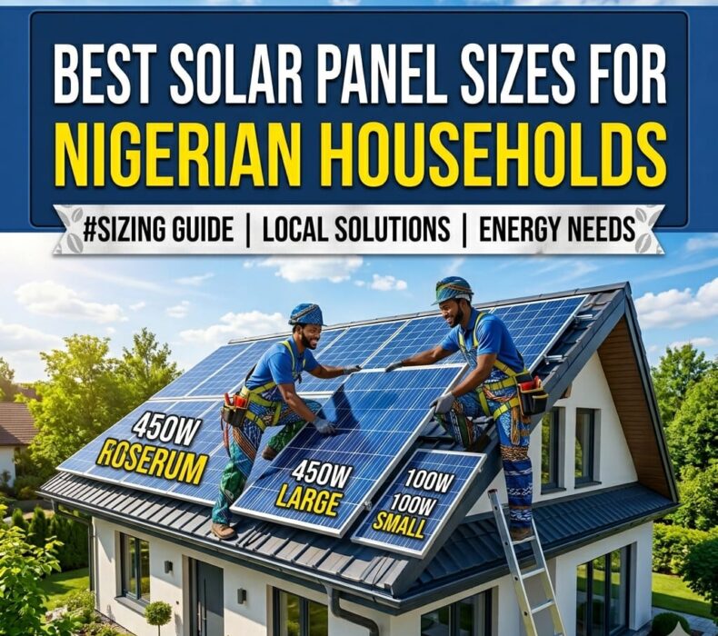 Best Solar Panel Sizes for Nigerian Households