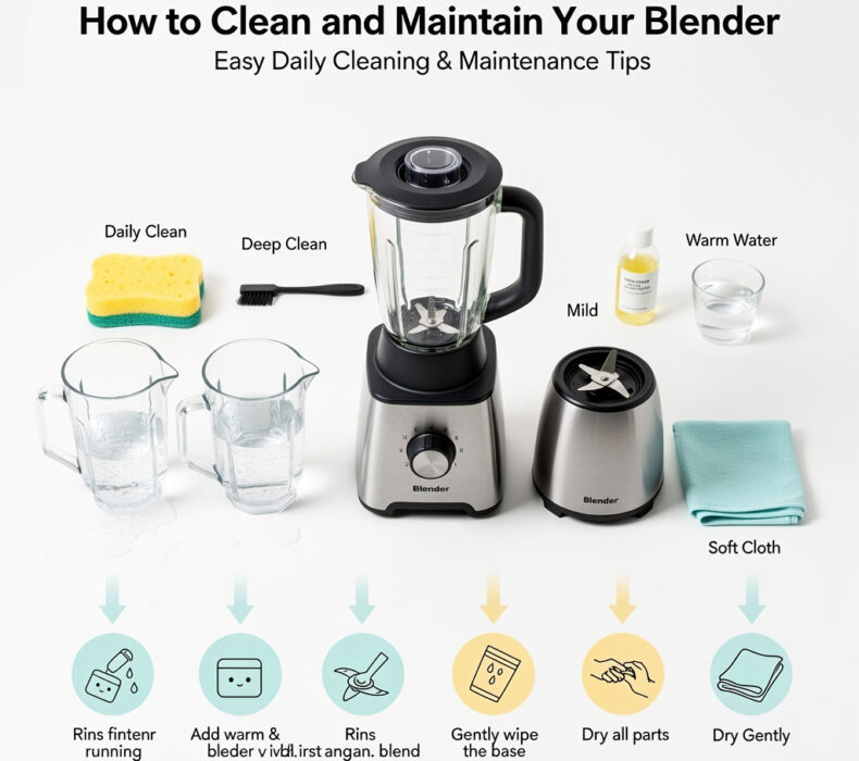 How to Clean and Maintain Your Blender for Long-Lasting Performance
