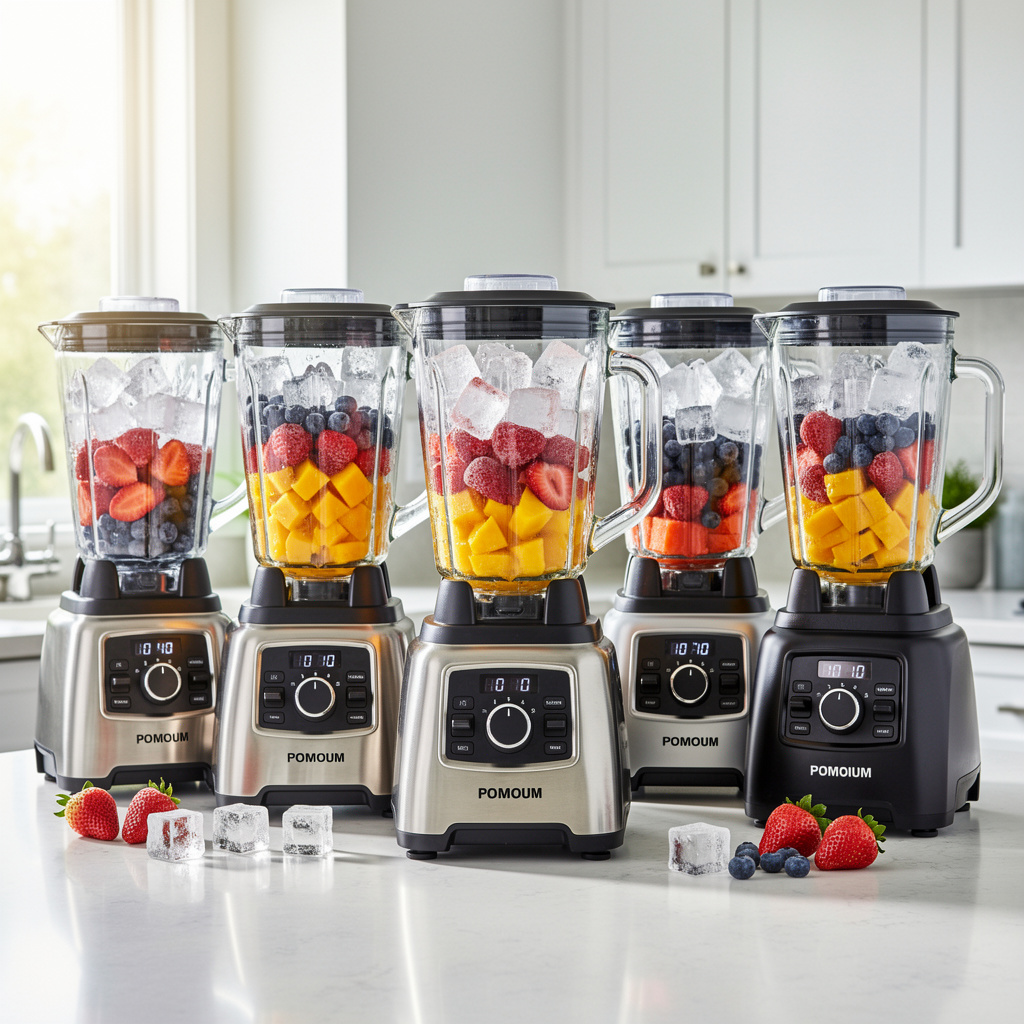 Best Blenders for Crushing Ice and Frozen Fruits Best Blenders for Crushing Ice and Frozen Fruits with high-powered motor and durable stainless steel blades