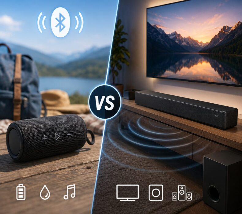 Bluetooth Speakers vs Soundbars: Which Is Better For Movies And Music