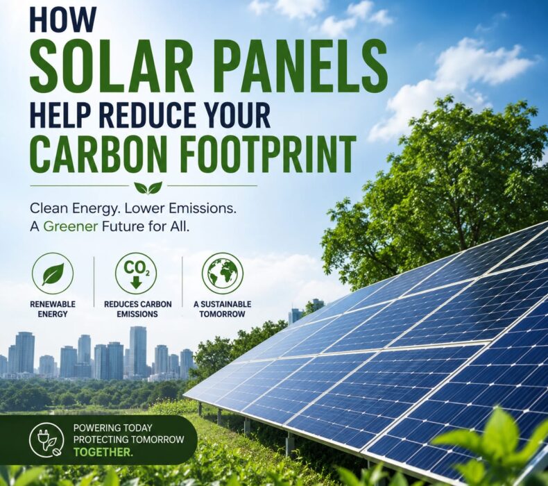 How Solar Panels Help Reduce Your Carbon Footprint