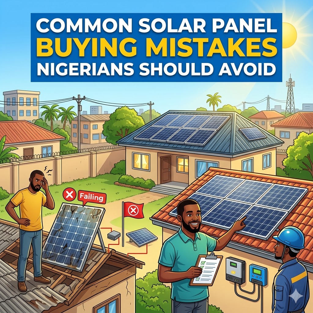 Common Solar Panel Buying Mistakes Nigerians Should Avoid Common Solar Panel Buying Mistakes Nigerians Should Avoid when selecting solar equipment