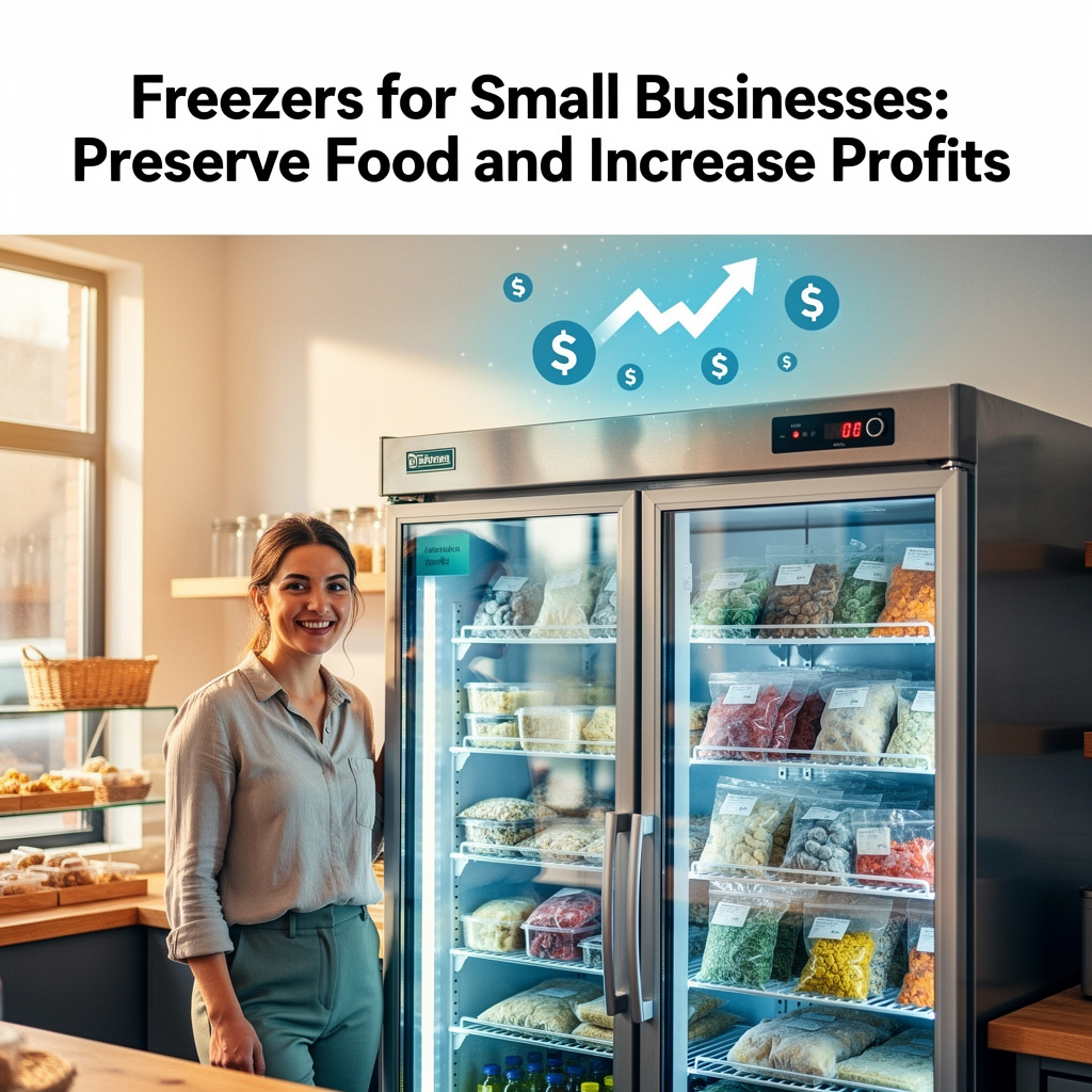 Freezers for Small Businesses: Preserve Food and Increase Profits Freezers for Small Businesses Preserve Food and Increase Profits featuring commercial freezer storage for restaurants, shops, and food businesses.
