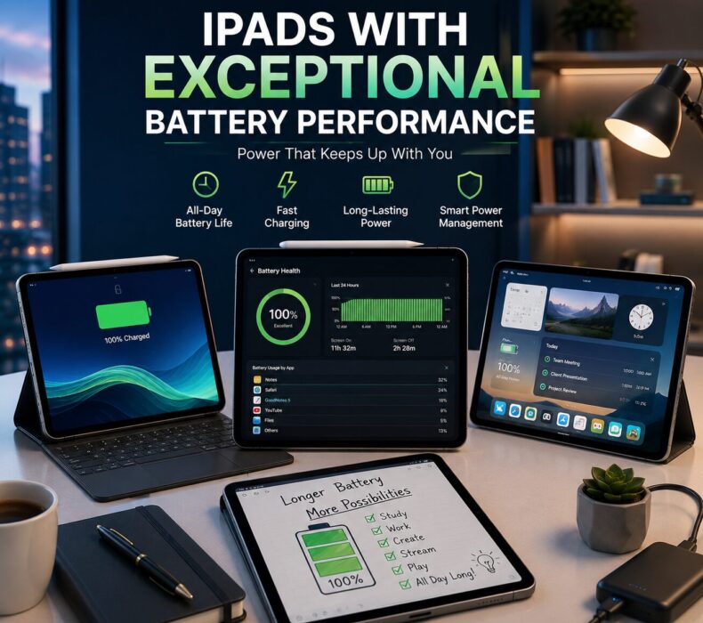 iPads With Exceptional Battery Performance