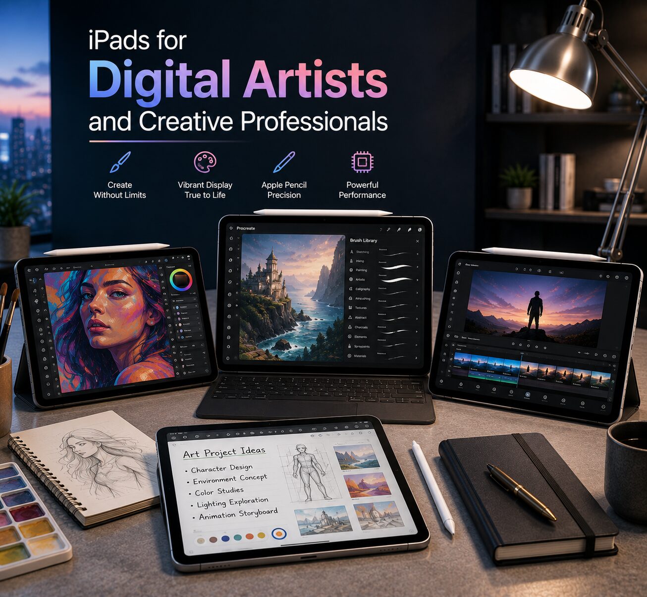 iPads for Digital Artists and Creative Professionals – Create Without Limits