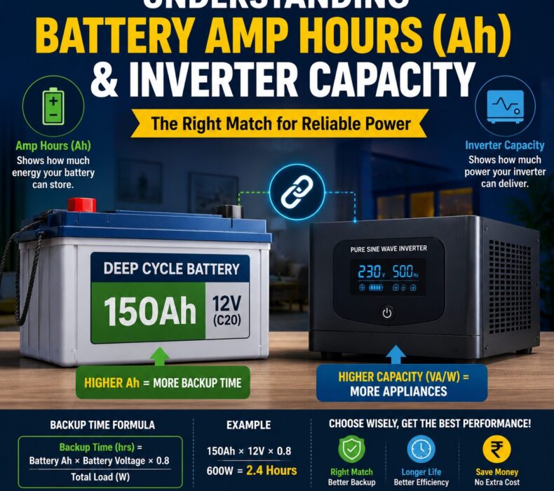 Understanding Battery Amp Hours (Ah) & Inverter Capacity