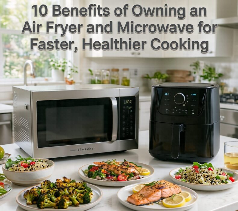 10 Benefits of Owning an Air Fryer and Microwave for Faster, Healthier Cooking