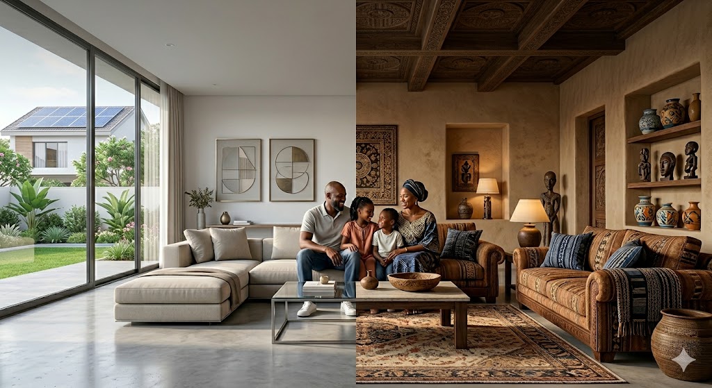 Modern vs Traditional Home Design: Which Fits Your Lifestyle? Modern home design and traditional home design styles, Nigeria