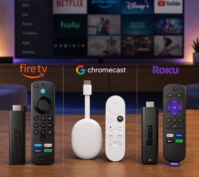 Best Streaming Devices for Homes: Fire TV, Chromecast and Roku