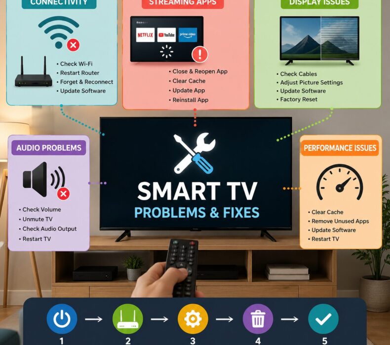 Common Smart TV Problems and How to Fix Them