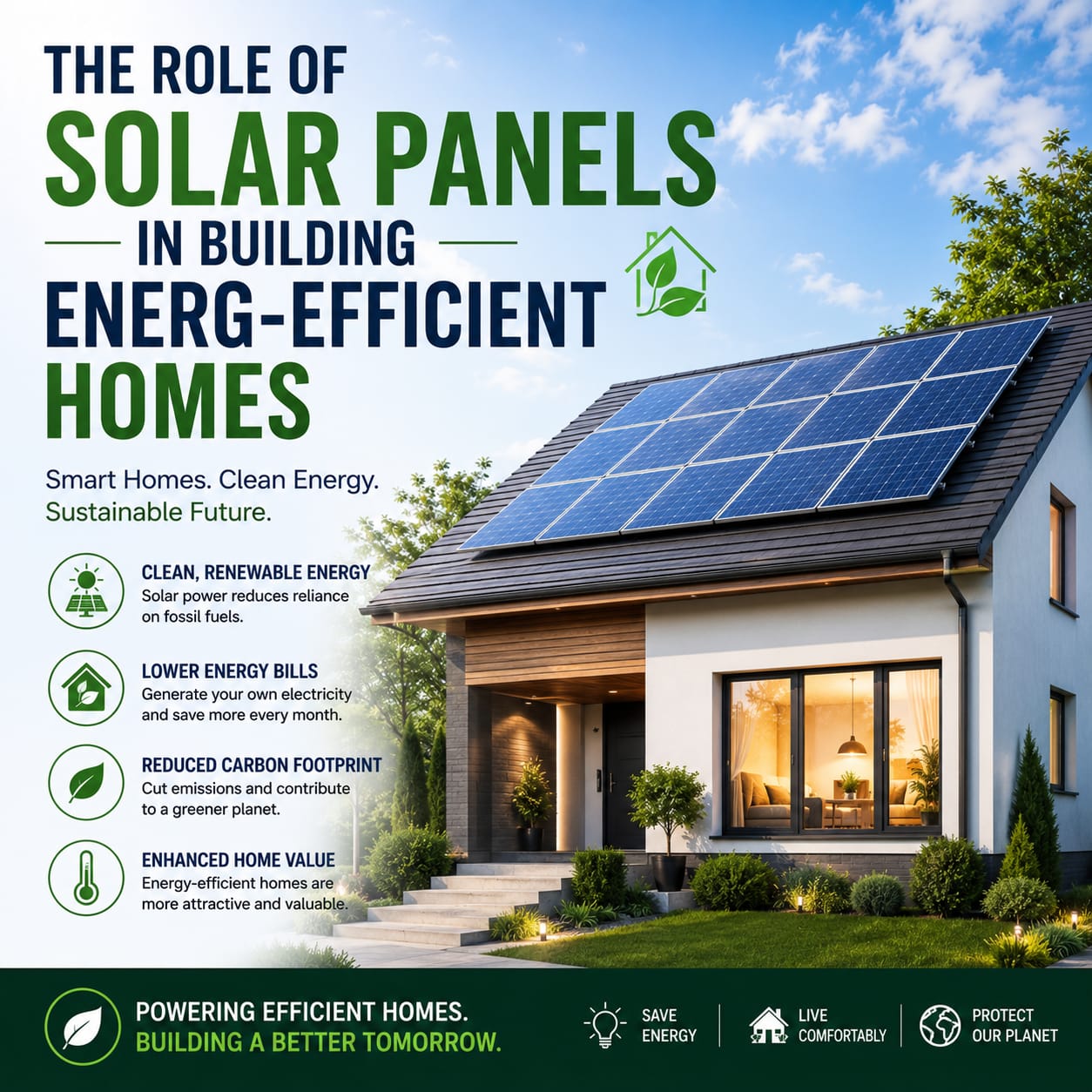 The Role of Solar Panels in Building Energy-Efficient Homes with rooftop solar installation