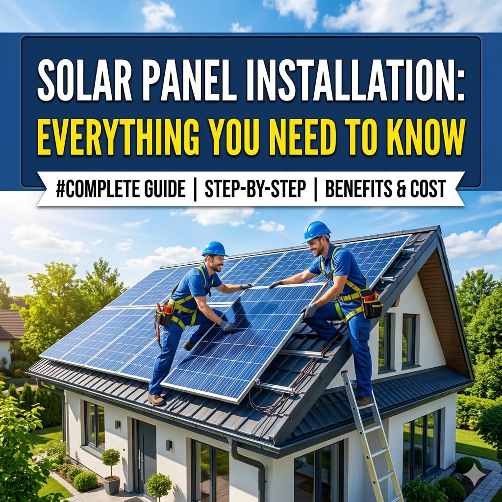 Solar Panel Installation in Nigeria: Everything You Need to Know with rooftop solar panels and battery storage