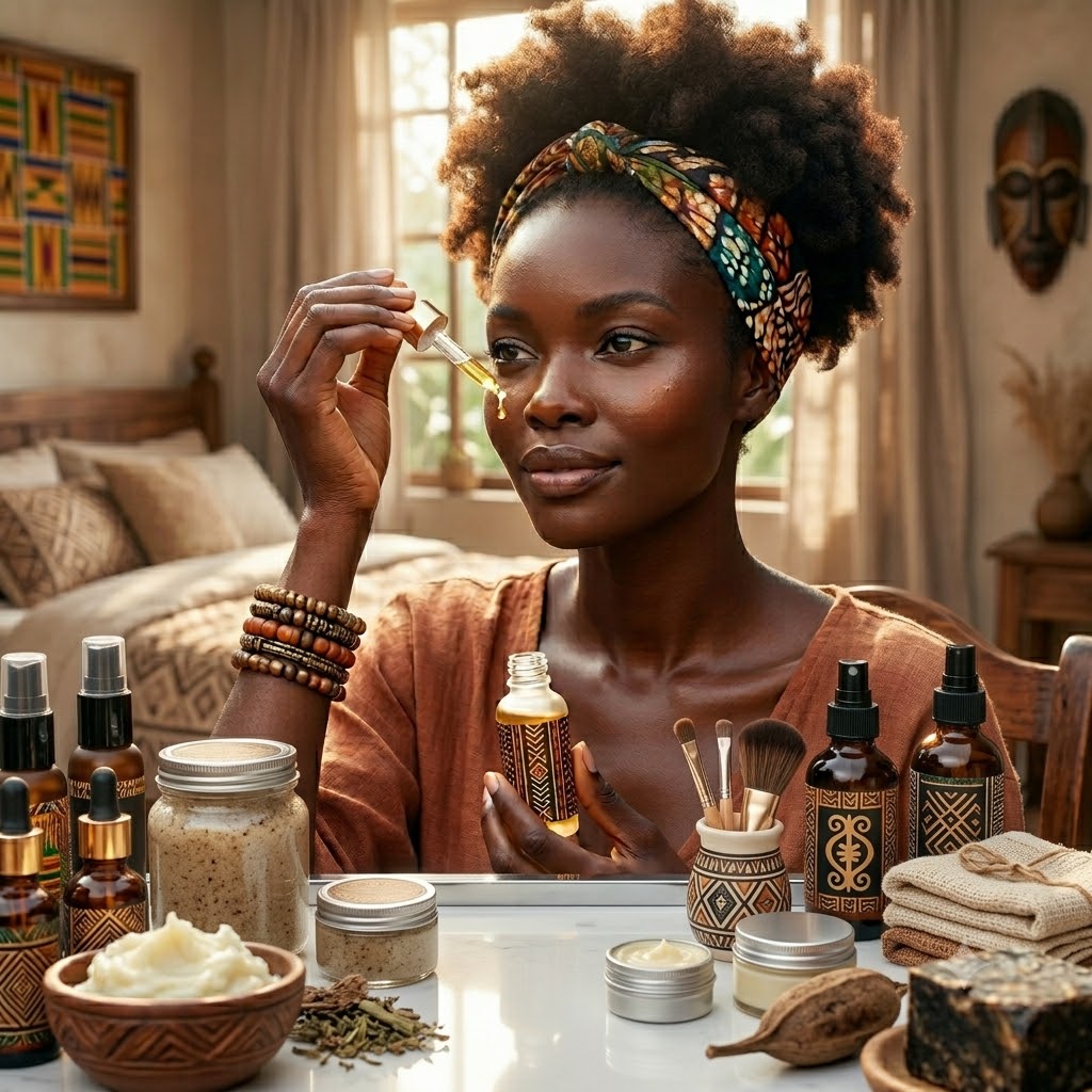 Skincare and makeup products from top Nigerian beauty brands