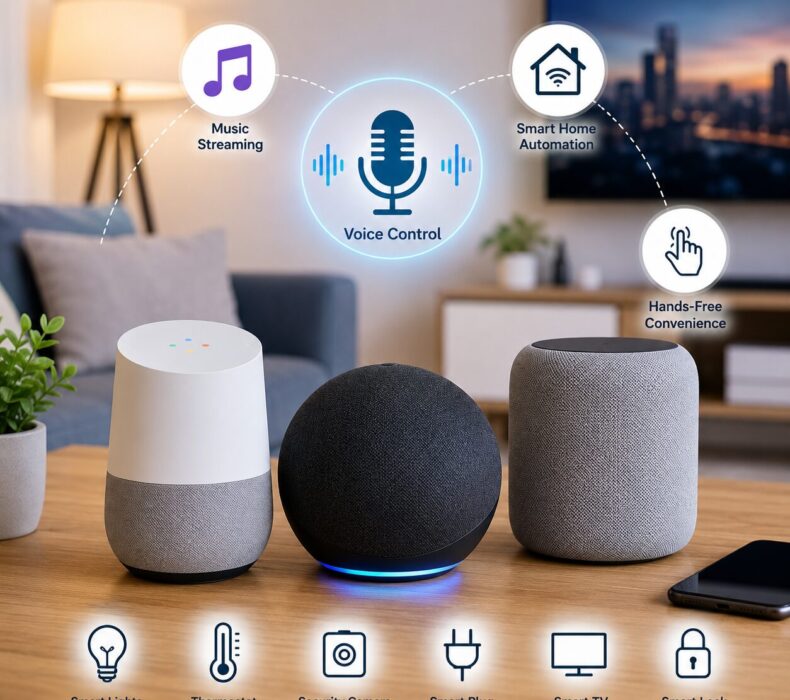 Quality Smart Speakers for Homes: Voice Control, Music and Automation