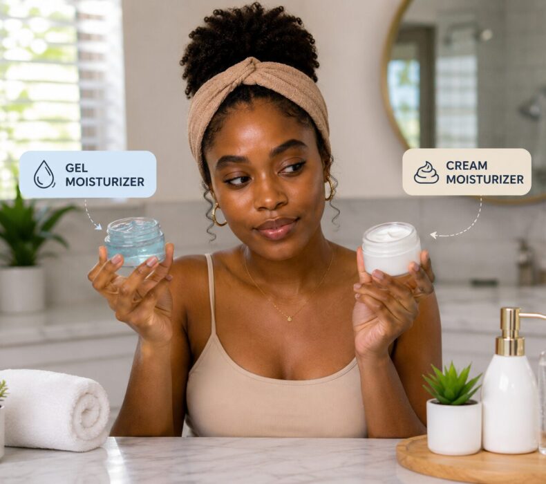 Gel Moisturizer vs Cream Moisturizer: Which Is Better for Nigerian Weather?