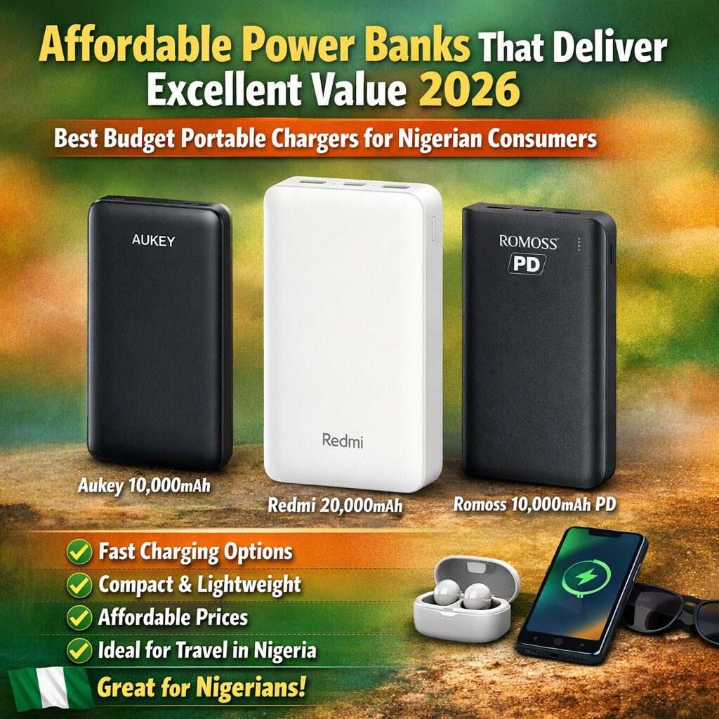 Affordable Power Banks That Deliver Excellent Value 2026 – Best Budget Portable Chargers for Nigerian Consumers