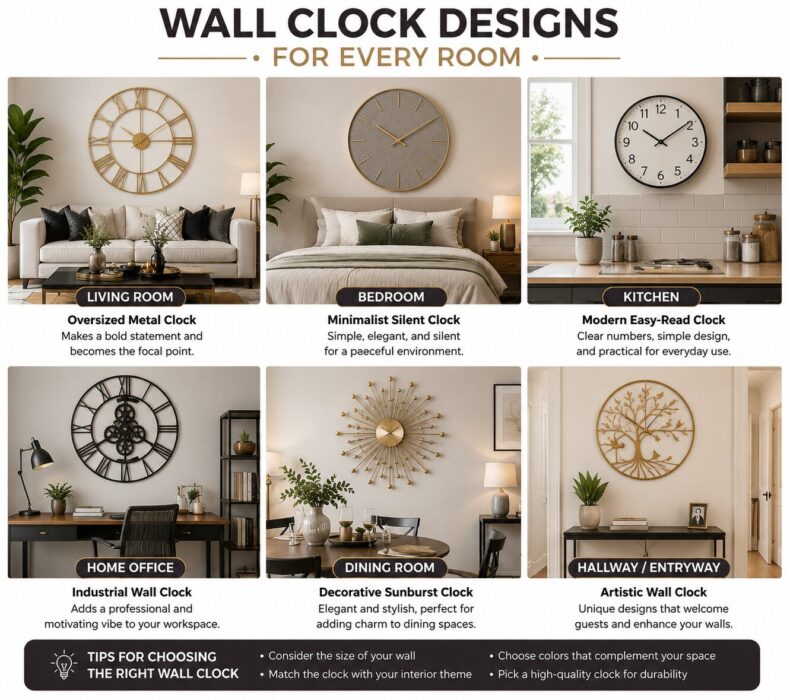 Best Wall Clock Designs for Every Room: Full Evaluation