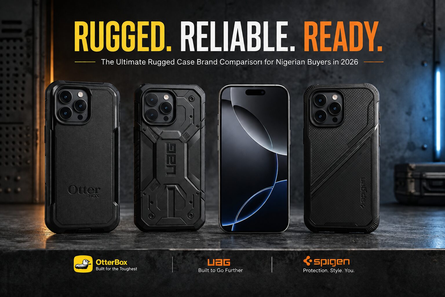 OtterBox vs. UAG vs. Spigen: Which Rugged Case Reigns Supreme in 2026 OtterBox vs UAG vs Spigen 2026 – Which Rugged Case Reigns Supreme for Nigerian Smartphone Owners