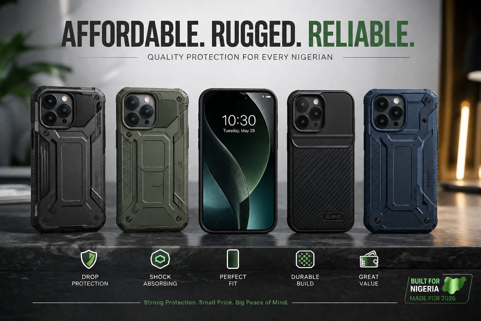 Top 5 Budget Phone Cases Under ₦10,000 That Still Survive Drops in Nigeria Top 5 Budget Phone Cases Under ₦10,000 That Still Survive Drops in Nigeria 2026 – Affordable Protection Guide for Nigerian Smartphone Owners