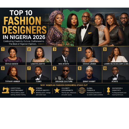 Top 10 Fashion Designers in Nigeria (2026)
