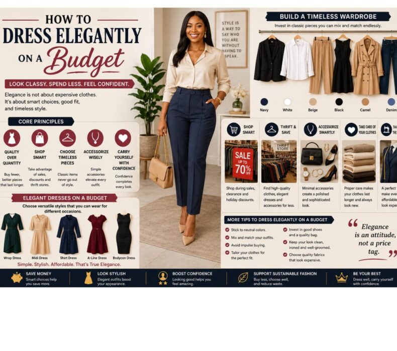 How to Dress Elegantly on a Budget: Affordable Style Tips
