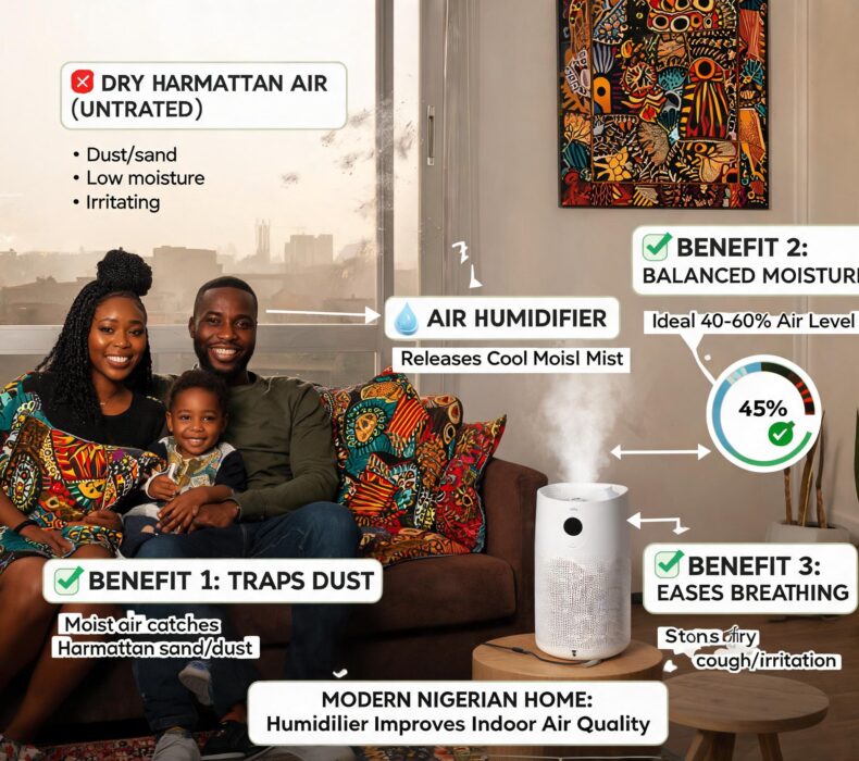 How Air Humidifiers Improve Indoor Air Quality in Nigerian Homes