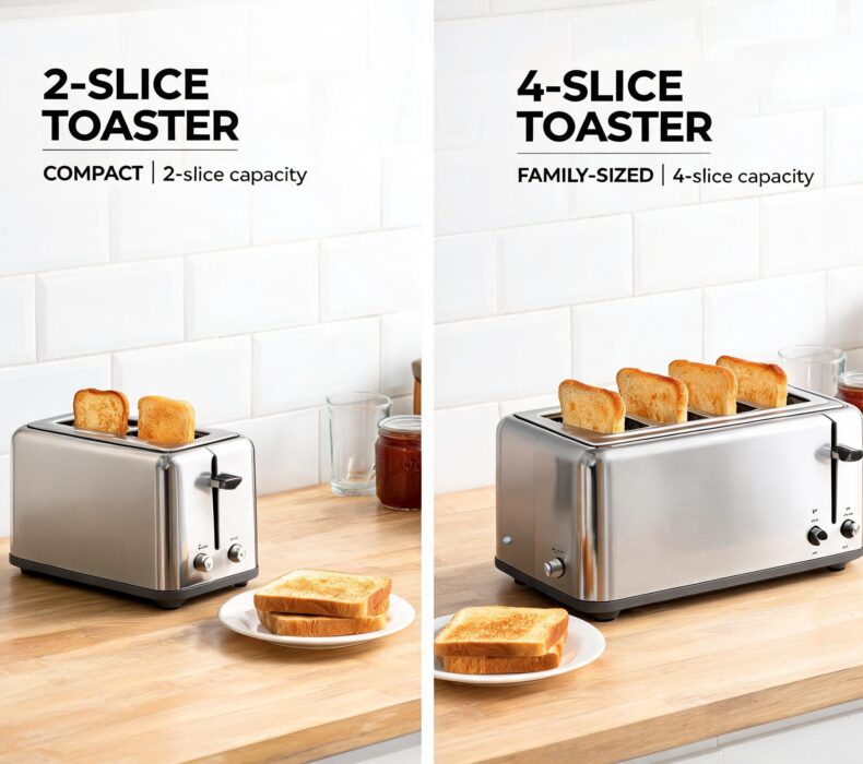 2-Slice vs 4-Slice Bread Toasters: Which One Should You Buy?