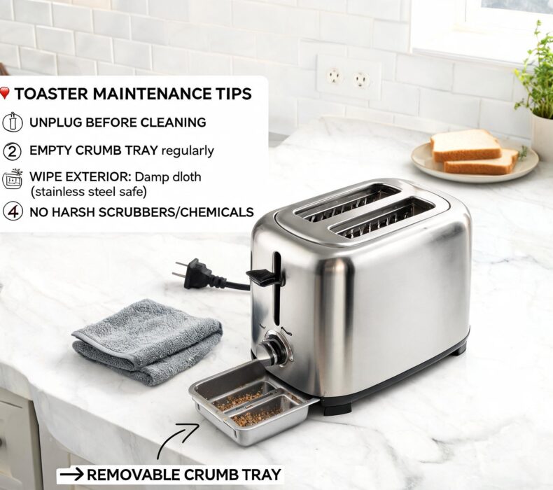 Maintenance Tips for a Good, Clean Bread Toaster