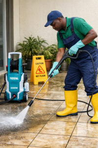 cleaning professional